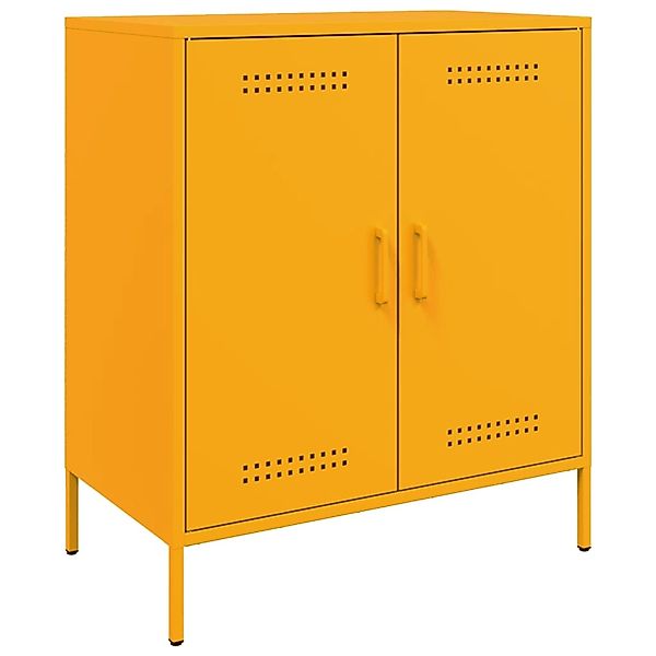 vidaXL Sideboard Senfgelb 68x39x79 cm Stahl 842979 günstig online kaufen