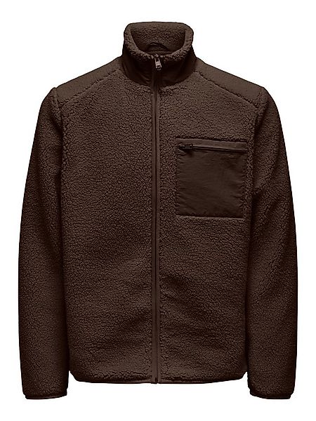 ONLY & SONS Strickfleecejacke ONSDALLAS LIFE SHERPA JACKET OTW VD günstig online kaufen