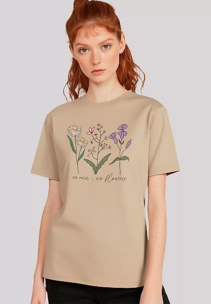 F4NT4STIC T-Shirt "Blumen no rain no Blumens", Premium Qualität günstig online kaufen