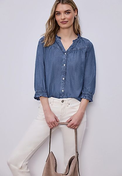 STREET ONE Langarmbluse mit Stehkragen günstig online kaufen