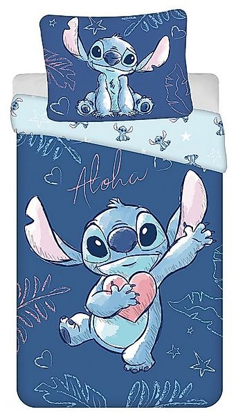 Jerry Fabrics Kinderbettwäsche Stitch, Renforcé, 2 teilig günstig online kaufen
