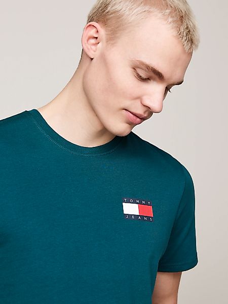 Tommy Jeans T-Shirt "TJM SLIM ESSENTIAL FLAG TEE EXT" günstig online kaufen