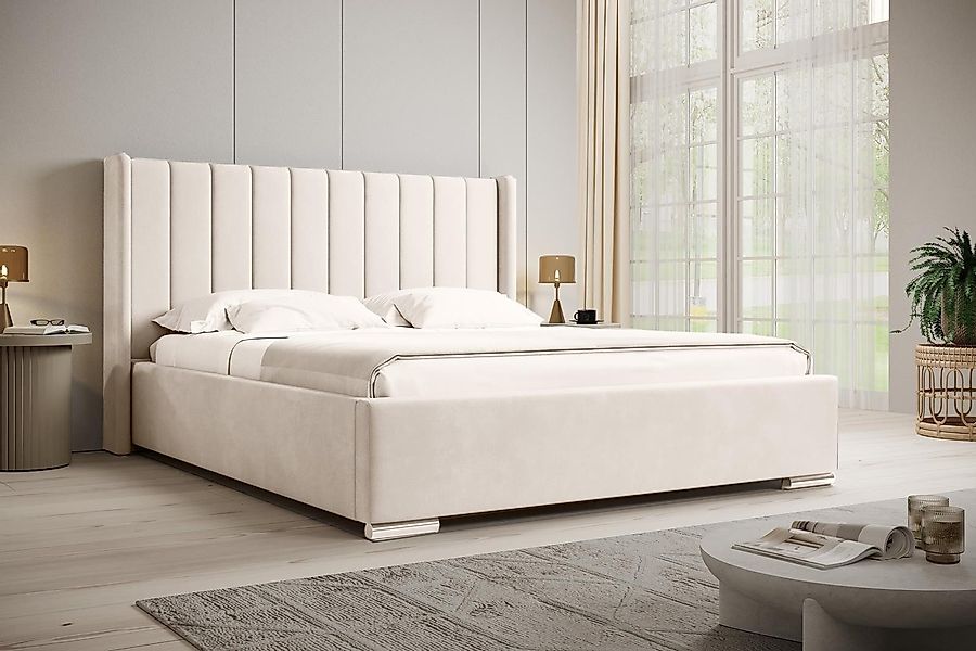 Compleo Polsterbett mit Bettkasten und Lattenrost günstig online kaufen