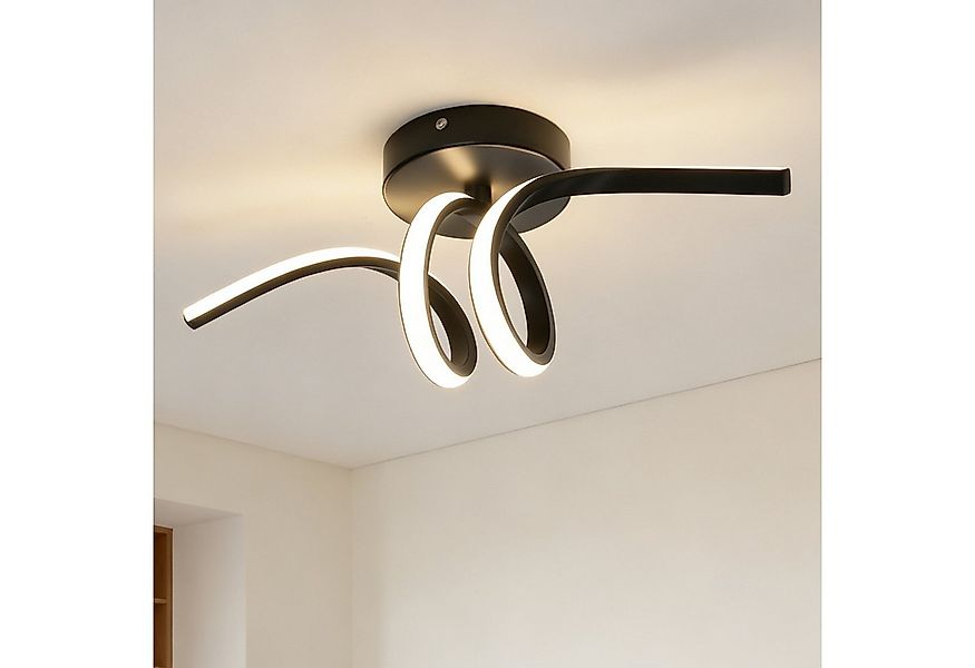 ZMH LED Deckenleuchte Wohnzimmer 3 Blatten verflochten 25/34/40CM Modern fü günstig online kaufen