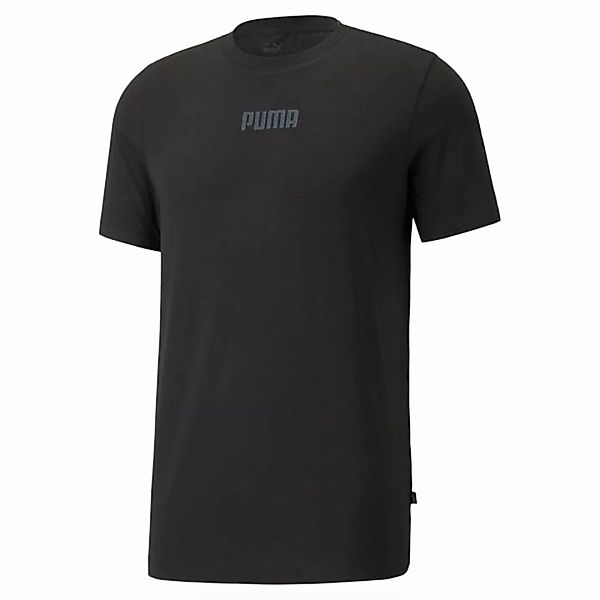 PUMA Herren T-Shirt - Modern Basics Tee, Rundhals, Baumwolle, uni Schwarz X günstig online kaufen
