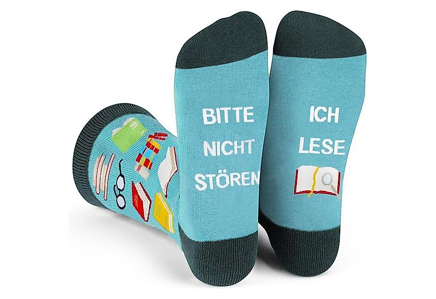 LuxusKollektion Badaccessoire-Set Socken Damen Geburtstagsgeschenk Leseratt günstig online kaufen