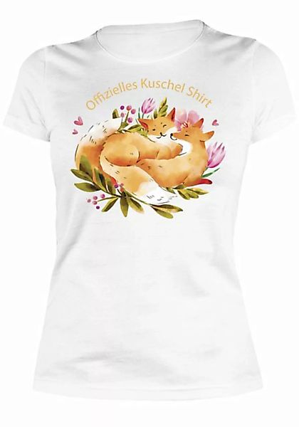 Art & Detail Shirt T-Shirt Offizielles Kuschel Schlafshirt mit Fuchs u. Füc günstig online kaufen