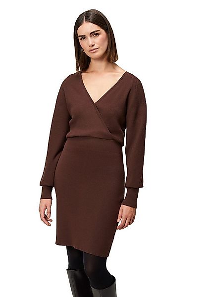 Zero Strickkleid Damen mit Wickeloptik Wickeldesign günstig online kaufen