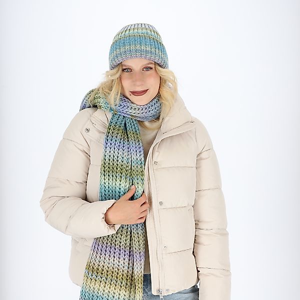 halsüberkopf Accessoires Strickschal Strickschal mit Farbverlauf, günstig online kaufen