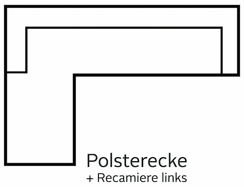 sit&more Ecksofa »Alcudia L-Form«, wahlweise mit Bettfunktion günstig online kaufen