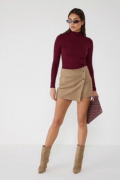 No Matter What Blusentop Duru Basic Langarm-Rollkragenbluse günstig online kaufen