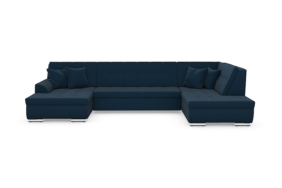 DOMO collection Wohnlandschaft »Treviso incl. Zierkissen, moderne Steppung, günstig online kaufen