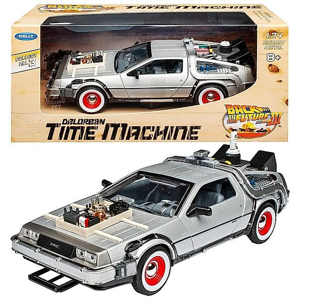 Welly Spielzeug-Auto Auto Delorean DMC Zeitmaschine Zurück in die Zukunft I günstig online kaufen