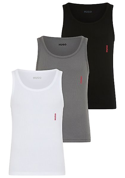 HUGO Underwear Ripptanktop Packung, 3er, 3 tlg. Basic, Rundhals günstig online kaufen
