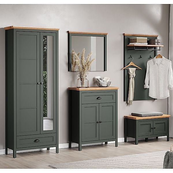trendteam Garderoben-Set, Garderobenmöbel Garderobe Garderobenpaneel günstig online kaufen