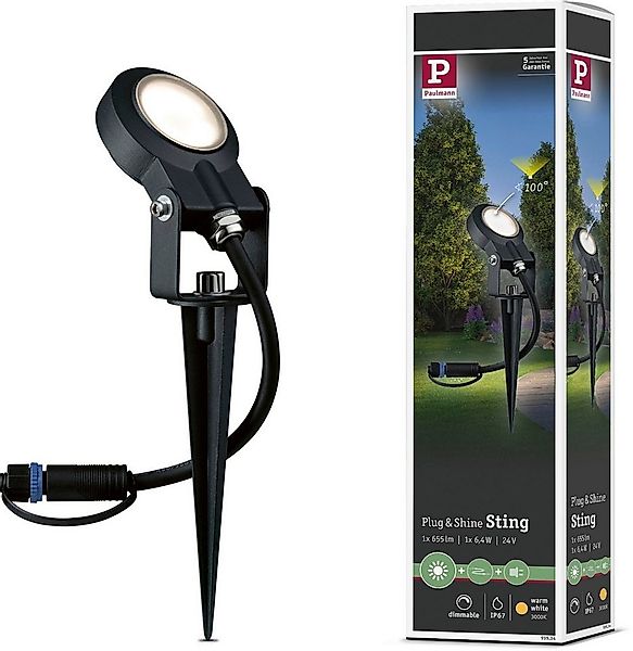 Paulmann LED Gartenstrahler Plug & Shine, Plug & Shine, LED fest integriert günstig online kaufen