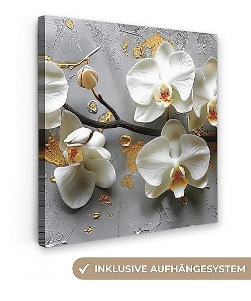 OneMillionCanvasses® Leinwandbild Blumen - Orchidee - Abstrakt - Modern, Fo günstig online kaufen