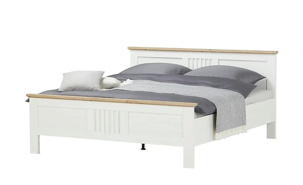 maison bleue Bettgestell 180x200 cm Trient ¦ weiß ¦ Maße (cm): B: 191 H: 98 günstig online kaufen