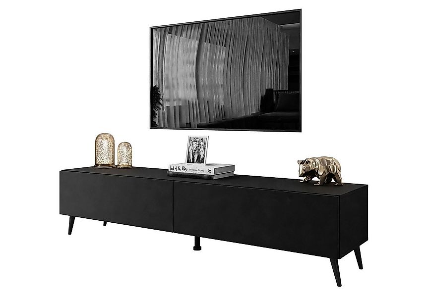 Lookway Lowboard COLETTE MATT TV-Schrank mit Füße und LED Beleuchtung günstig online kaufen