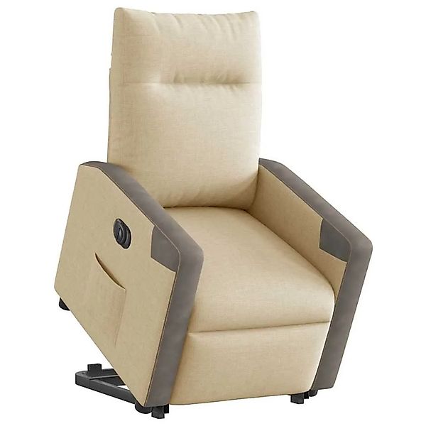 vidaXL Relaxsessel mit Aufstehhilfe Elektrisch Creme Stoff 3324103 günstig online kaufen
