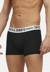 Jack & Jones 3-er Set Trunks Grau, Schwarz & Weiss günstig online kaufen