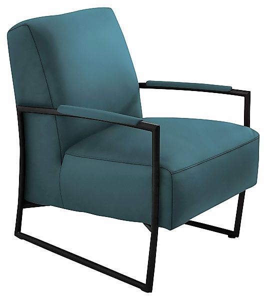 K+W Komfort & Wohnen Cocktailsessel, mit bezogenen Armlehnen, Gestell in Me günstig online kaufen