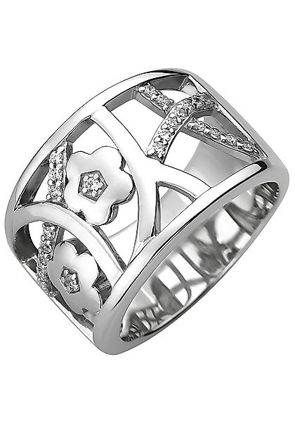 JOBO Fingerring, breit 925 Silber mit günstig online kaufen