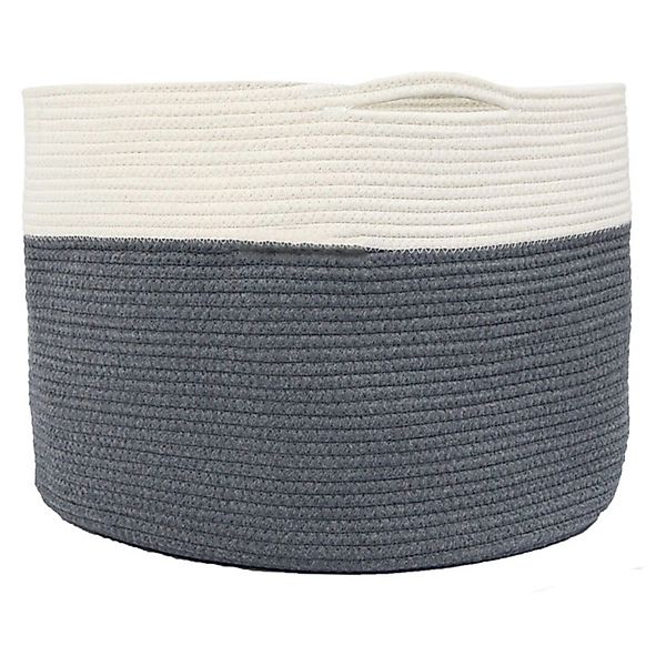 DuneDesign Aufbewahrungskorb 60L Baumwollkorb rund - Ø 50x35 Seilkorb - Kin günstig online kaufen