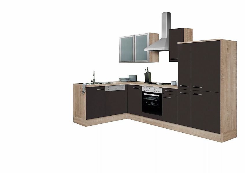 OPTIFIT Winkelküche "Kalmar", Stellbreite 300x175 cm, wahlweise mit E-Gerät günstig online kaufen