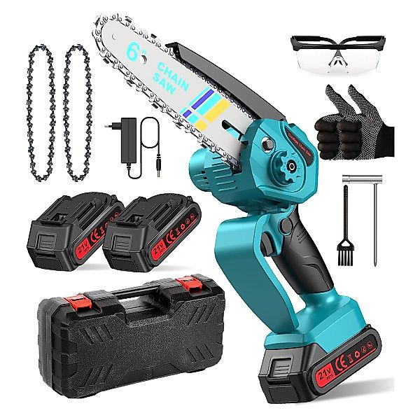 AeroAxis Akku-Kettensäge 6 Zoll mini Kettensäge, günstig online kaufen