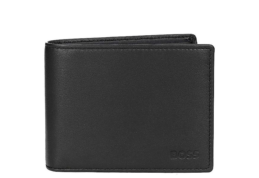 BOSS Geldbörse Arezzo 8cc - Herrengeldbörse Leder 12 cm (black) günstig online kaufen