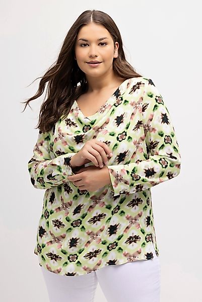 Ulla Popken Tunika Tunika Blüten A-Linie günstig online kaufen