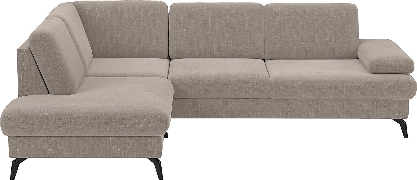 sit&more Ecksofa »Morris L-Form, inkl. Sitztiefenverstellung«, wahlweise mi günstig online kaufen