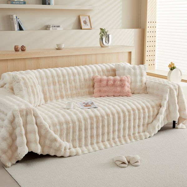 Wohndecke Kunstfelldecken Kaninchen Plüsch Decke,Soft Wohndecke günstig online kaufen