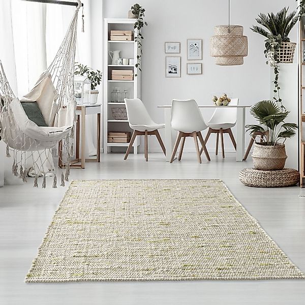 TaraCarpet Wollteppich TaraCarpet Handwebteppich Oslo, rechteckig, günstig online kaufen