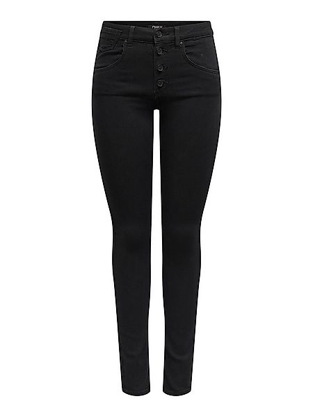 ONLY Skinny-fit-Jeans ONLRAIN HW SK VIS BUTTON PUSH UP DNM PIM günstig online kaufen