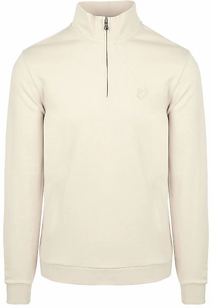 Lyle & Scott Half Zip Pull Tonal Ecru - Größe XXL günstig online kaufen