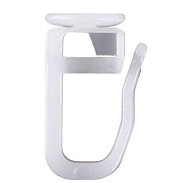 Clever-Kauf-24 Gardinengleiter 50er Flachkopfgleiter eckig weiß aus Kunstst günstig online kaufen