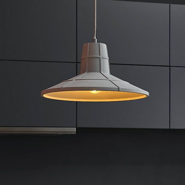 OSRAM Hängelampe CONCRETE SALA, grau, Ø 32 cm, Beton, E27 günstig online kaufen