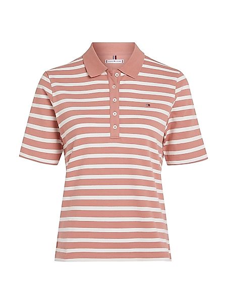 Tommy Hilfiger Poloshirt 1985 REG PIQUE STRIPE POLO SS mit dezenter Tommy H günstig online kaufen