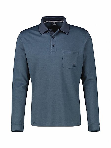 LERROS Sweatshirt "LERROS Langarm Polo mit Brusttasche aus Baumwollmix" günstig online kaufen
