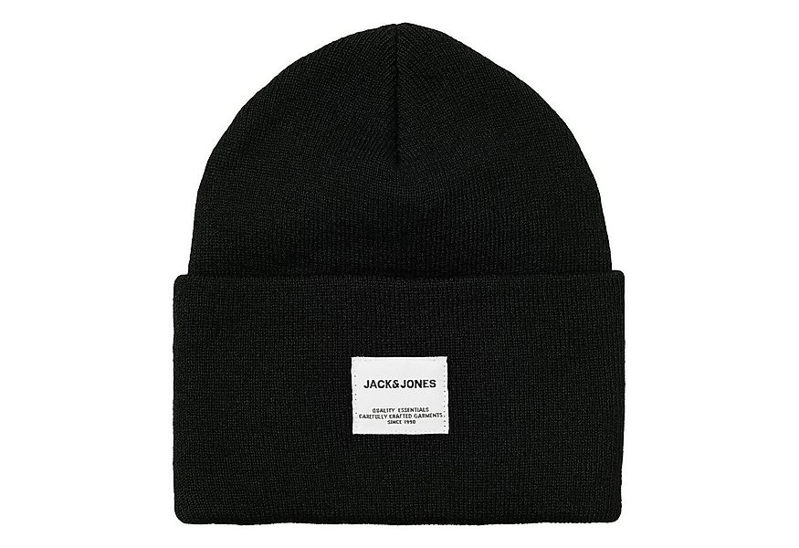 Jack & Jones Strickmütze Long Knit Beanie Noos mit Logopatch günstig online kaufen