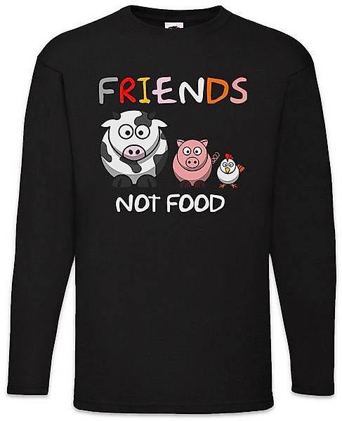 Urban Backwoods Langarmshirt Friends Not Food Comic Langarm T-Shirt Veganer günstig online kaufen