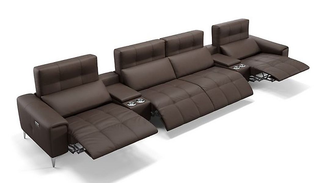 Sofanella 4-Sitzer Leder SALENTO, Heimkinosofa, Kinocouch, Funktionssofa, K günstig online kaufen