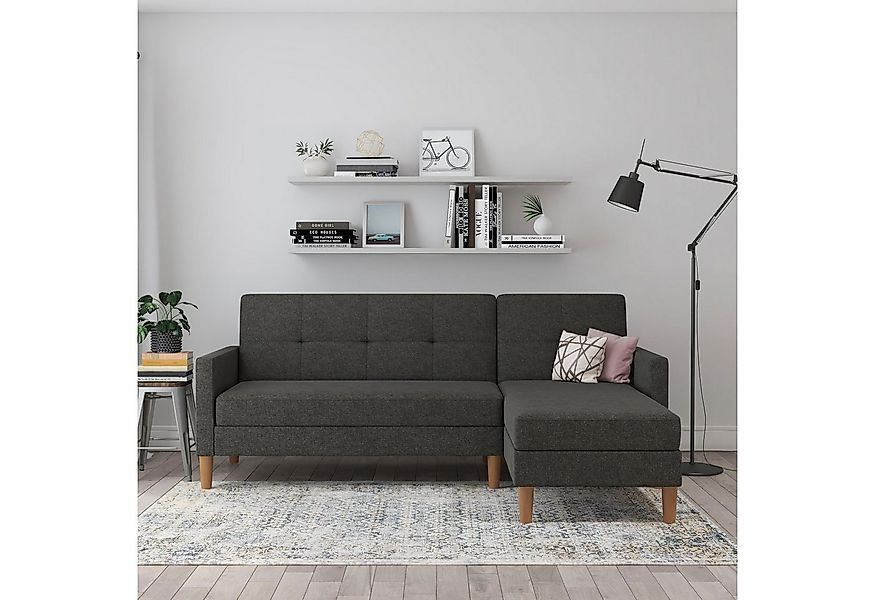 Dorel Home Ecksofa "Lilly, L-Form,", mit Bett-Funktion, Recamiere beidseiti günstig online kaufen