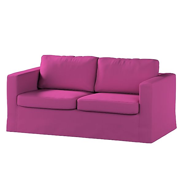 Bezug für Karlstad 2-Sitzer Sofa nicht ausklappbar, lang, amarant, Sofahuss günstig online kaufen