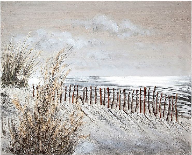 GILDE Leinwandbild "Gemälde Dünen-Zauber", Landschaft-Strand, (1 St.), hand günstig online kaufen
