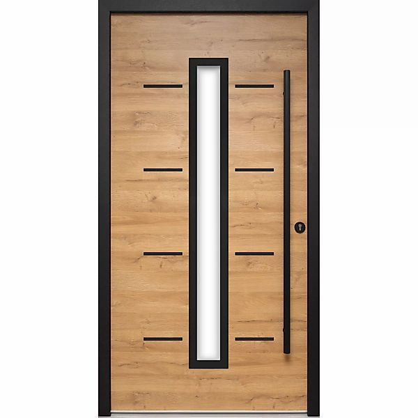 Splendoor Haustür ThermoSpace Milano Prime Woodeffect 100 cm x 210 cm Ansch günstig online kaufen