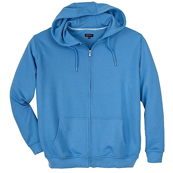 redfield Sweatjacke Redfield Kapuzen-Sweatjacke Übergröße himmelblau günstig online kaufen