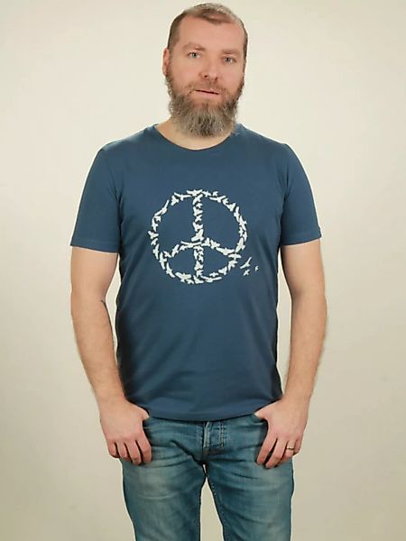 T-shirt Herren - Peace - Dark Blue günstig online kaufen